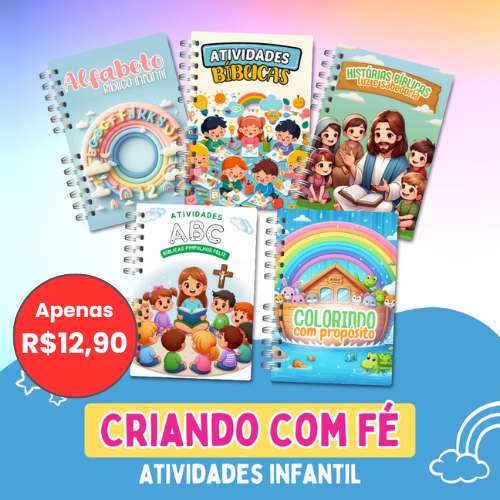 Atividades e histórias bíblicas para crianças