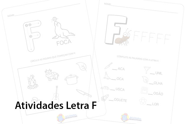 Atividades Letra F