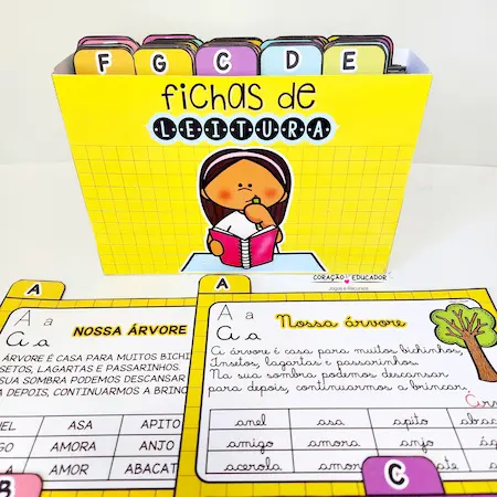 Fichas de Leitura para Alfabetização