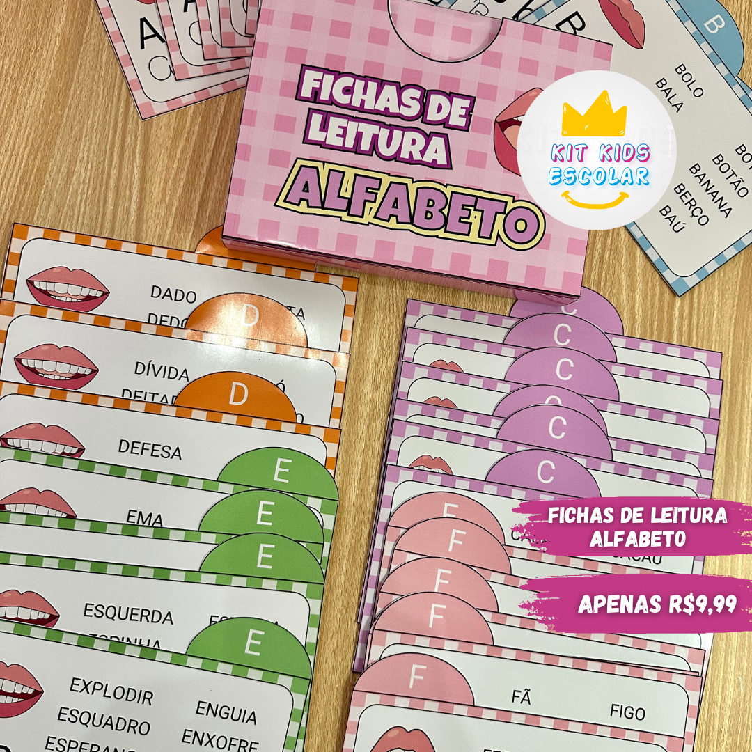 Fichas de Leitura para Alfabetização