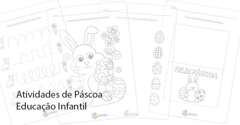 atividades de páscoa para educação infantil