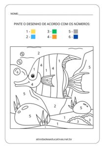 Atividades de Pintura Dirigida para Imprimir