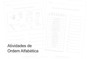 Atividades Ordem Alfabética