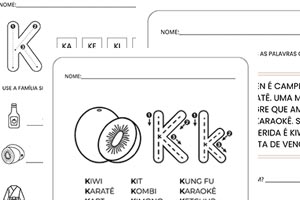 Atividades letra K