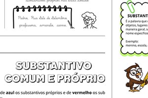 Atividades Substantivo Comum e Próprio